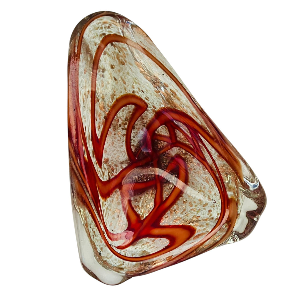 Vintage Vetreria Fratelli Toso Murano Aventurine Art Glass