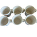 Fiesta Disc Pitcher Floral Bouquet with Matching Set of 6 Cups