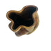Vintage George Ohr? Style Expresso Glazed Earthenware Vase