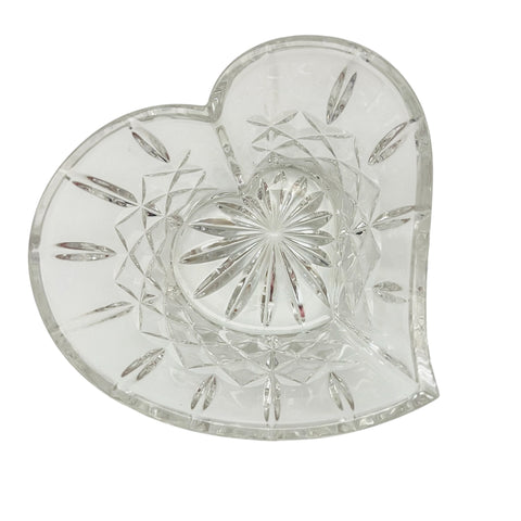 Vintage Waterford Crystal Heart Shape Bowl