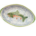Mesa International Pottery Ceramics Fish Design Serving Bowl Platter Dish