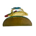Vintage John Wright Cast Iron Flower Basket Doorstop