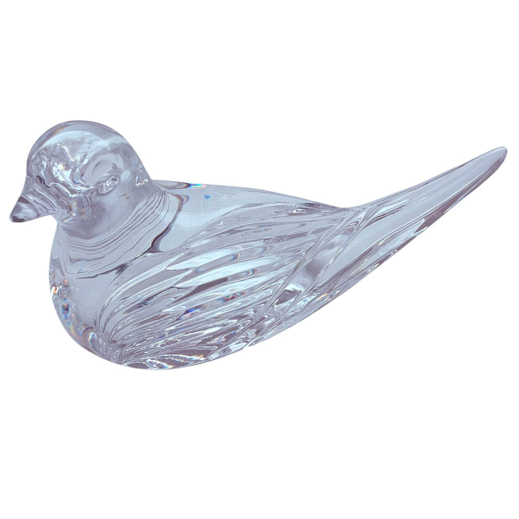 Waterford Crystal Dove Figurine Paperweight