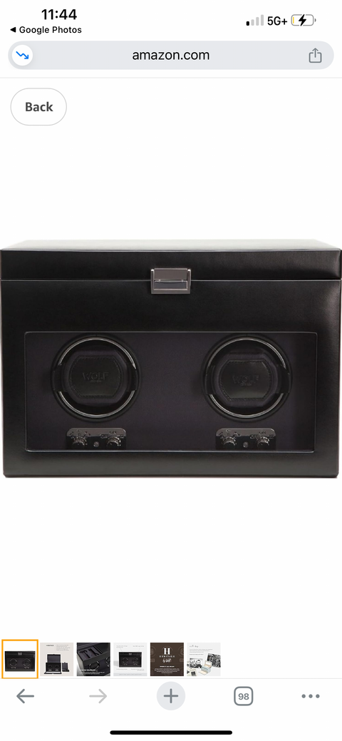 Heritage by WOLF Watch Winder with Storage Box