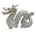 Vintage Yoshimi K Porcelain Double Horned Foo Dragon Figurine Japan