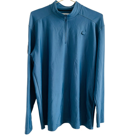 Disney Cast Member Avengers Campus Spider Man Marvel Blue Quarter-Zip Pullover