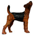 Antique Fox Terrier Cast Iron Doorstop Statue