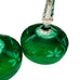Vintage Emerald Vintage Green Cut Crystal Champagne Glasses Set of 4