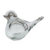 Vintage KONSTGLAS Sweden Clear Glass Bird Figurine Paperweight