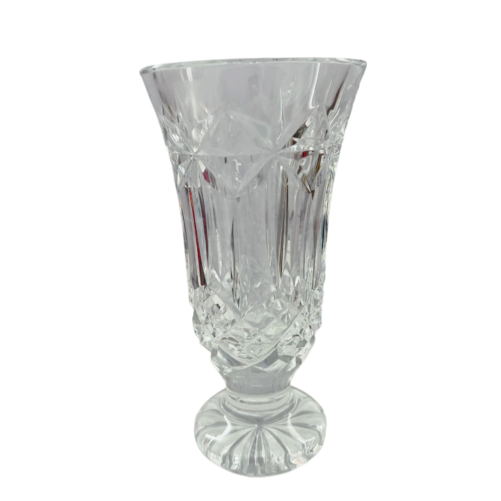 Vintage Waterford Crystal Pedestal Footed Vase