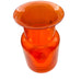 Vintage Blown Glass Tangerine Orange Vase