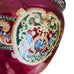 Vintage Oriental Accent Large Ceramic Asian Fish Planter Bowl Pot with Stand