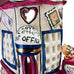 Blue Sky Clayworks Love Letters Post Office Tea Light Holder