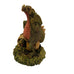 Vintage Medieval Fantasy Green Dragon Hatching Egg Figurine