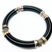 Stunning .925 Stamped Onyx Bangle Bracelet