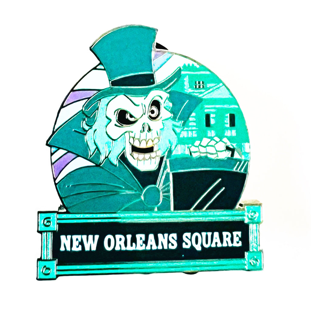Disney Parks Haunted Mansion Hatbox Ghost New Orleans Square  Pin