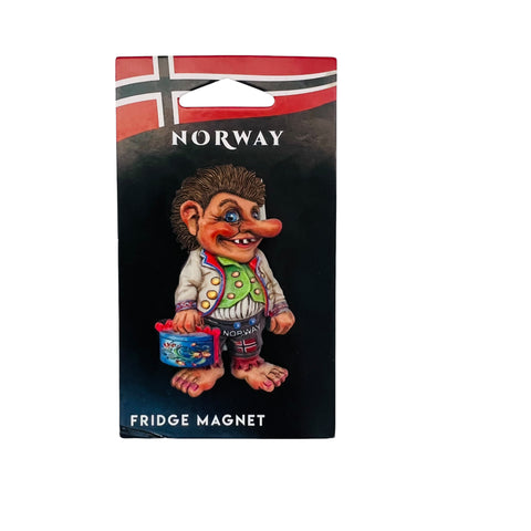 Troll Fridge Norway Souvenir Magnet