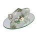 Vintage Crystal Bohemia Dutch Clog Solid Crystal Shoe On Mirror