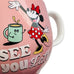 Disney Parks Minnie Mouse Morning See You Latte! Pink Coffee Mug