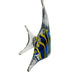 Art Glass Blue and Yellow Glass Fish Figurine