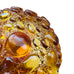 Vintage Amber Art Glass Bubble Ashtray