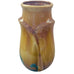 Studio Art Gloss Yellow Blue Tulip Design Vase