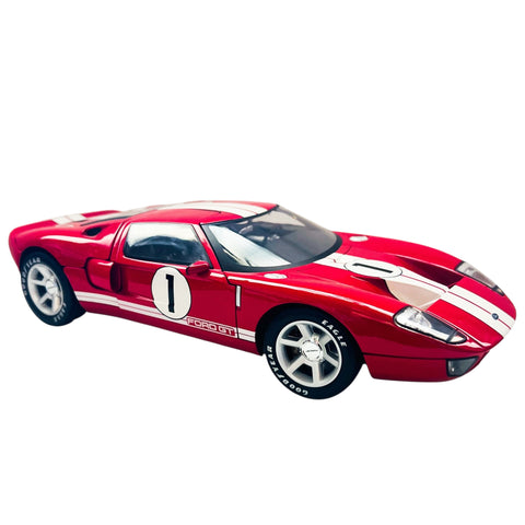 The Beanstock Group Ford Race Car GT Racer 1 Metal Body Model Die Cast Scale 1:18