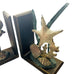 SPI San Pacific SF Nautical Home Pair of Cast Aluminum and Iron Shell Bookends