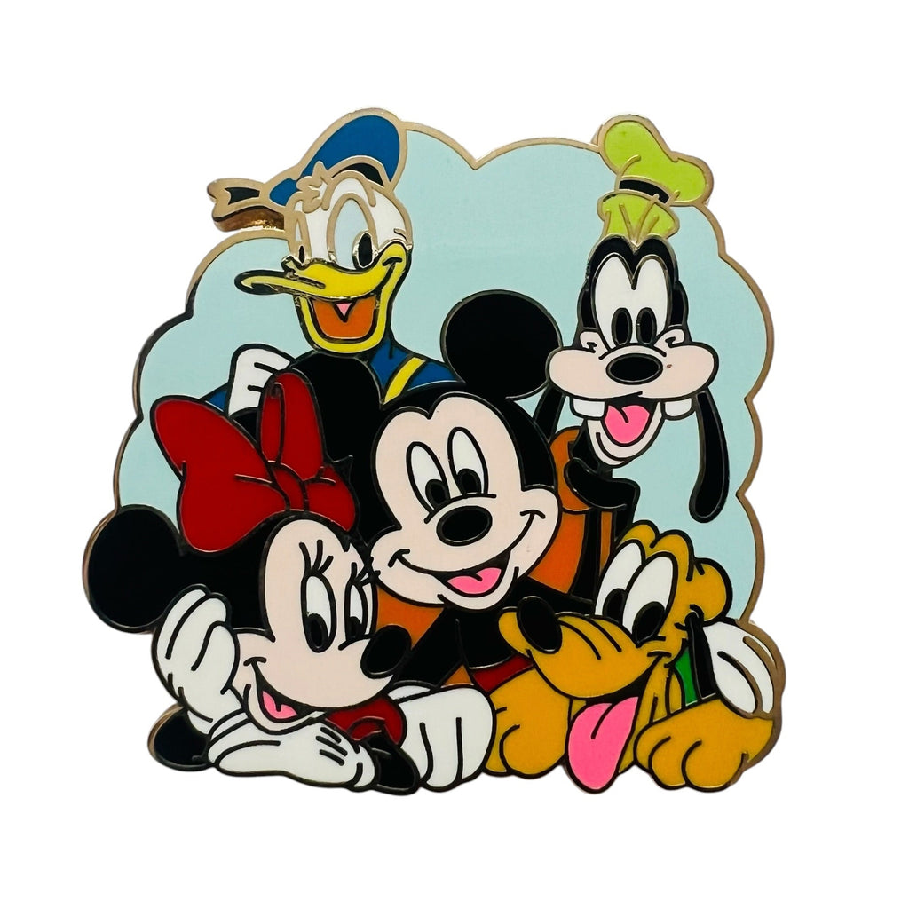 Disney Mickey Mouse Donald Minnie Goofy Pluto FAB 5 Pin