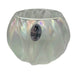 Vintage Fenton Art Glass Pearl Iridescent Round Votive Candleholder