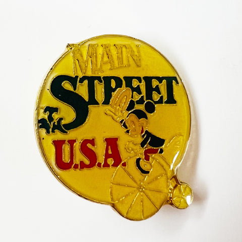 Vintage Walt Disney Productions Mickey Mouse Main Street USA Lapel Pin