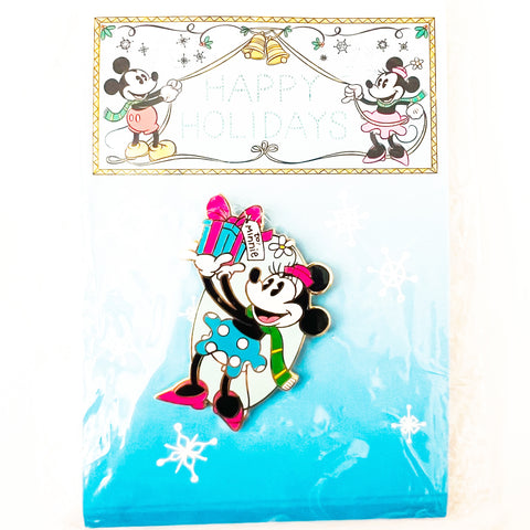 Disney Happy Holidays Cast Exclusive Christmas Party 2001 Minnie Mouse LE 6000 Pin
