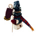Kurt Adler Santa's World Snowtown Holiday Snowman Figurine with Noel Sign