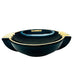 Vintage Guinness Arklow Pottery Black and Gold Ashtray