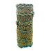 Coil Vessel Pottery Handcrafted Turquoise and Ceramic Art Vase