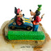 Vintage Walt Disney Company Ron Lee Mickey Minnie Mouse In Car Goofy Sculpture