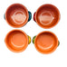 Vintage DeSilva Glazed Terracotta Soup Bowls