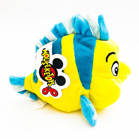 Disney The Little Mermaid Flounder Mouseketoys Bean Bag Plush