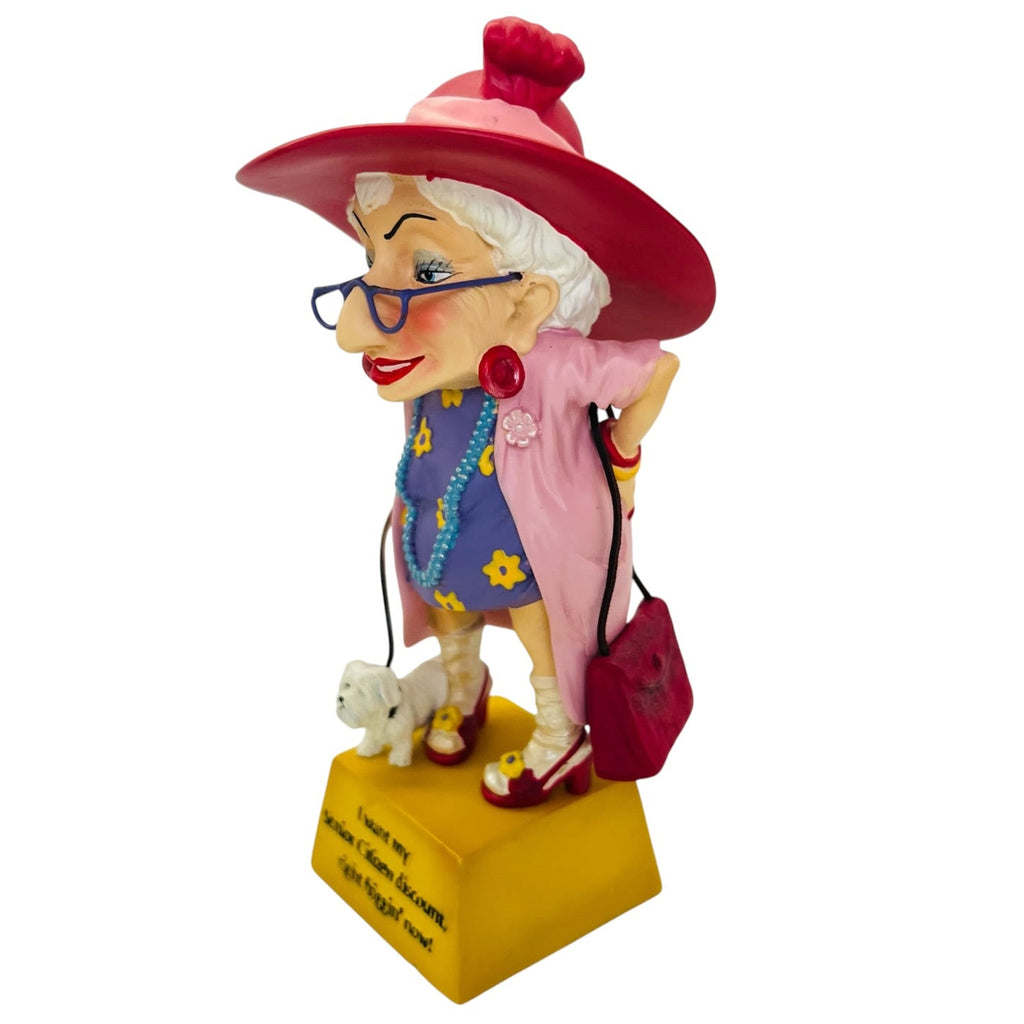 Vintage Westland Biddys I Want My Senior Citizen Discount Figurine