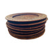 Woven Rattan-Style Round Charger Plate -Set of 8