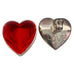 Vintage Snoopy Peanuts Heart Shaped LOVE Trinket Ring Box Silver Plated 1966