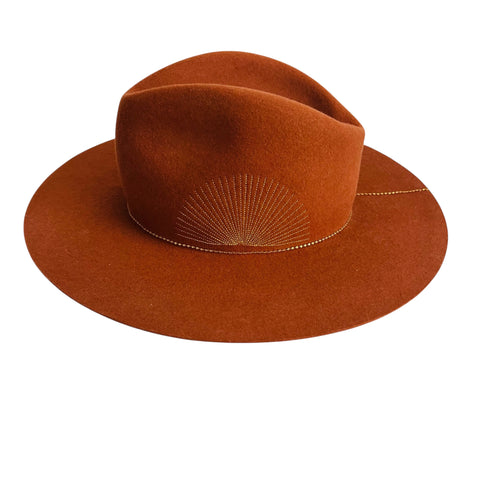 Van Palma Basile Rays Embroidered Hat