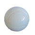 Vintage Anchor Hocking Milk Glass White Baseball Trinket Box Covered Jar Lid