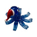 Pier 1 Imports Ocho The Octopus Santa Hat Blown Glass Christmas Figurine