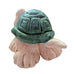 Vintage Handmade Clay Turtle Figurine