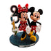 Disneyland Dated 2019 Mickey Minnie Standing Figure Christmas Ornament