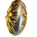 Vintage Sunburst Face Double Sided Sun Mercury Glass Christmas Ornament