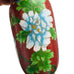 Vintage Cloisonne Floral Pattern Metal Vase