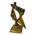 Vintage Menorah Brass Star of David Menorah Candle Holder