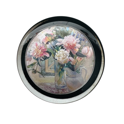Vintage Floral Decorative Paperweight